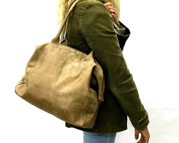 Leather zipper bag Leather handbag Medium Leather bag leather | Etsy