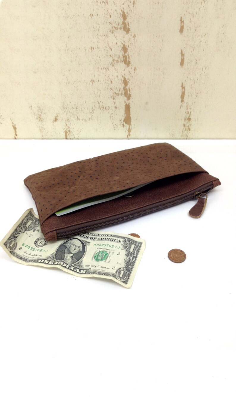 Sale Brown leather wallet for women leather purse wallet Etsy