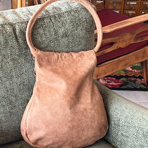 BROWN Leather Tote bag, brown leather bag, Distressed Leather Hobo Bag, Handmade by Limor Galili