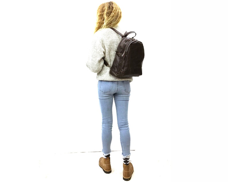Convertible Leather Backpack Crossbody Convertible Backpack Purse Dark brown Shoulder Bag Hobo Handbag bag Handmade with love!