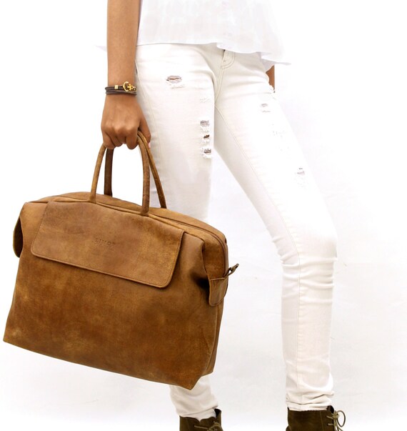 SALE Brown Leather Handbag leather leather bag womens Etsy
