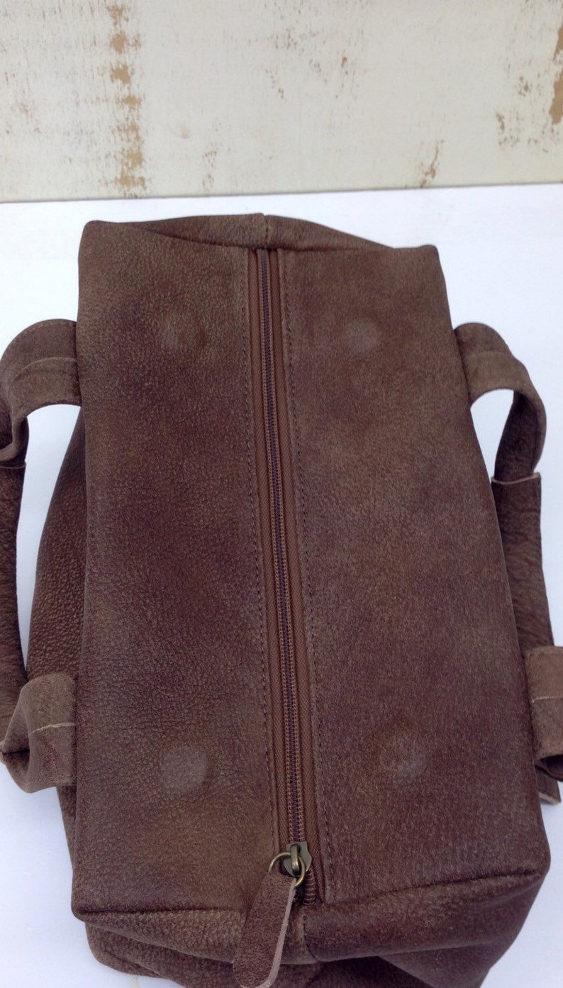 Sale Brown Leather purse bag Distressed leather handbag Etsy