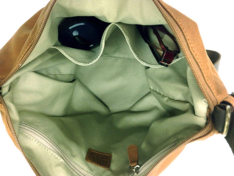 Leather backpack Crossbody convertible backpack purse Soft Grey Shoulder bag Hobo handbag Travel bag Handmade with love image 10