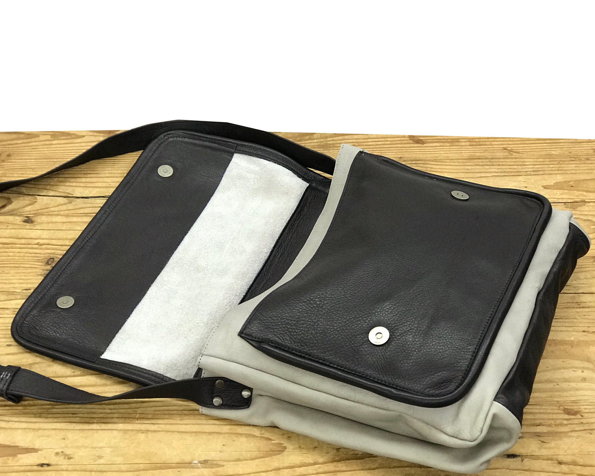 Women Laptop Leather Crossbody Bag Women Crossbody Soft Etsy