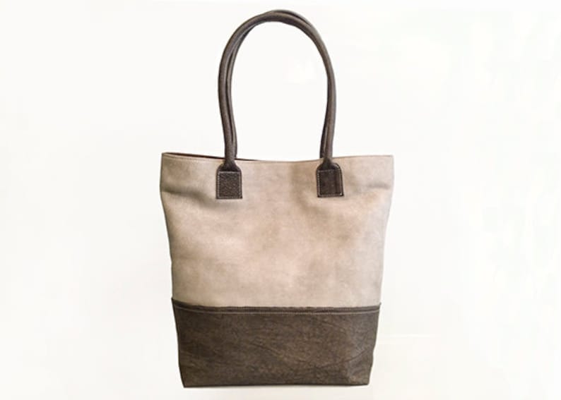 DISTRESSED Gray leather tote bag Designer handmade with LOVE! Sale!! GRAY Leather Bag