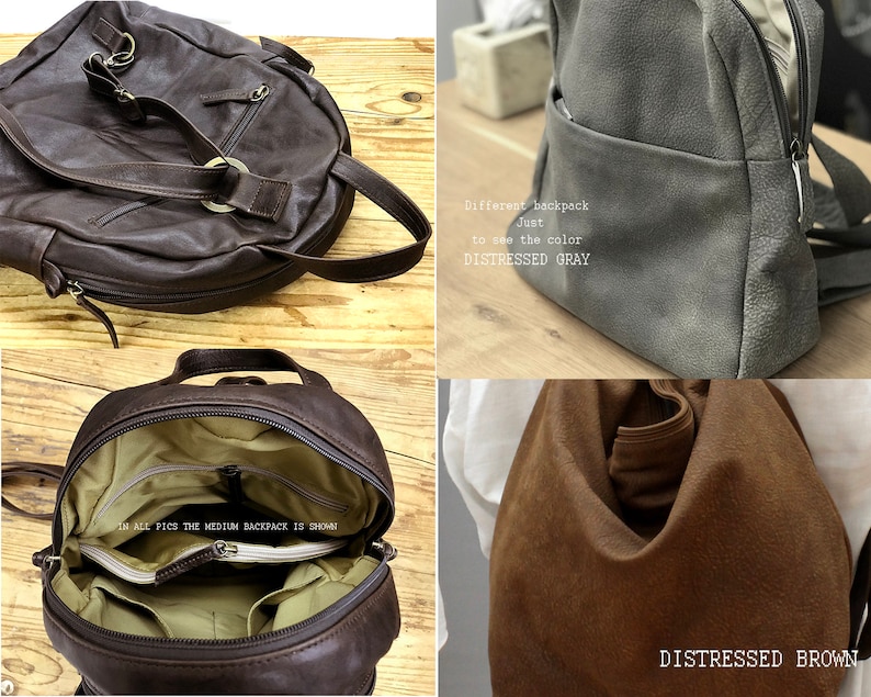 Convertible Leather Backpack Crossbody Convertible Backpack Purse Dark brown Shoulder Bag Hobo Handbag bag Handmade with love!