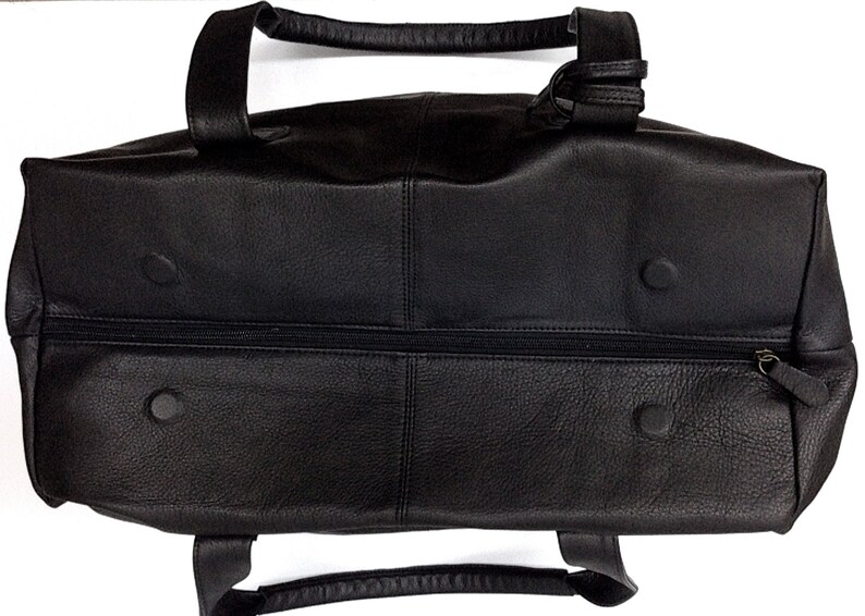 Sale Black Leather bag Medium leather bag Leather handbag Etsy