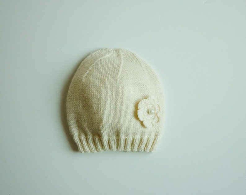 Hand knit baby hat / Baby hat / Merino wool baby hat / Baby Etsy