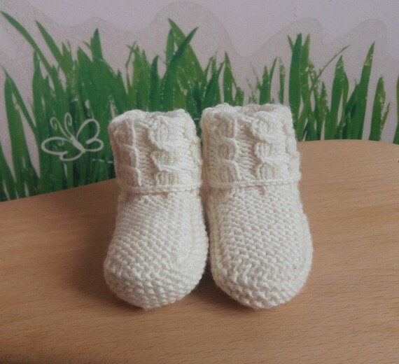 Chaussons Bebe En Laine Chaussettes Bebe Chaussons Bebe Etsy