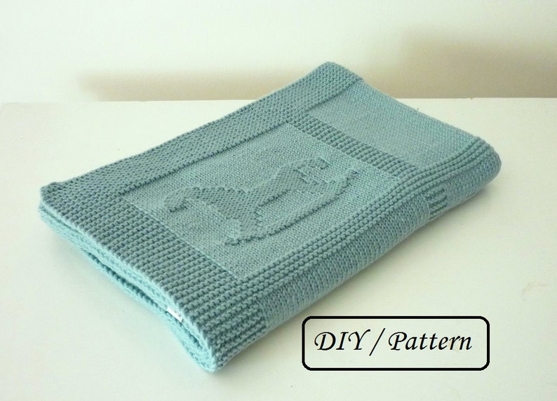 Baby blanket knitting PATTERN/ Baby blanket PATTERN / easy image 3