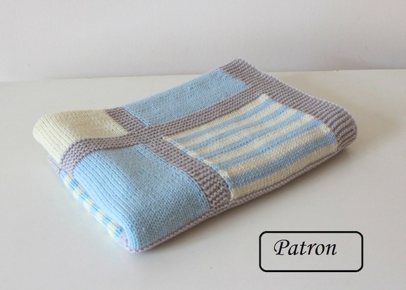 French Baby Blanket Knit Pattern / French Knit Blanket Pattern Etsy