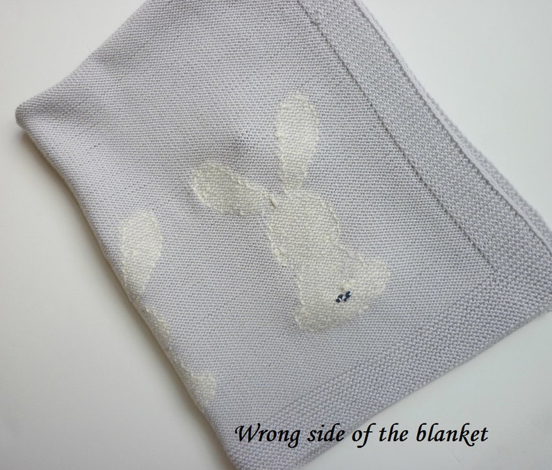 Baby blanket knitting pattern / baby blanket PATTERN / Bunny Etsy