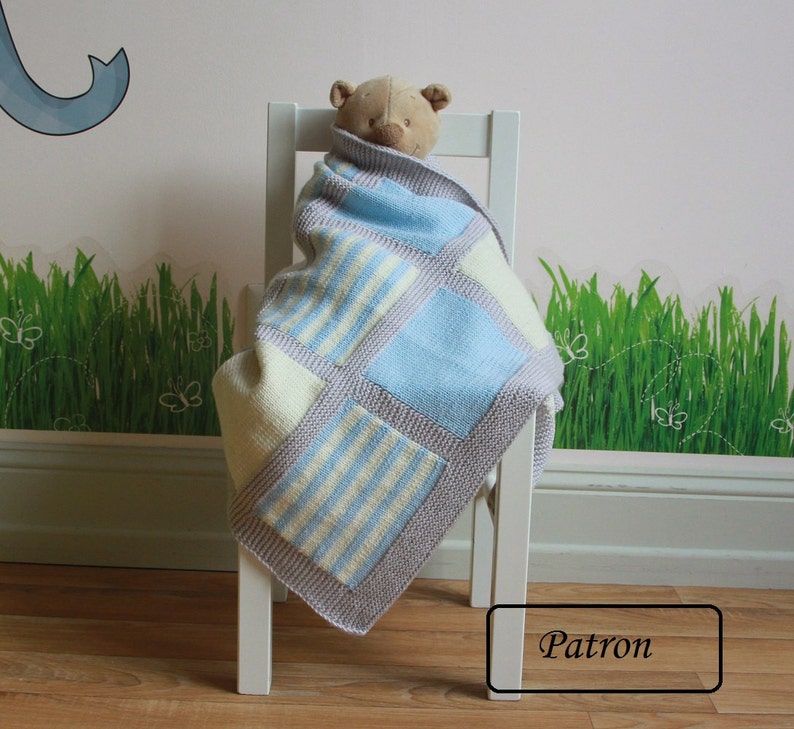 French Baby Blanket Knit Pattern / French Knit Blanket Pattern Etsy