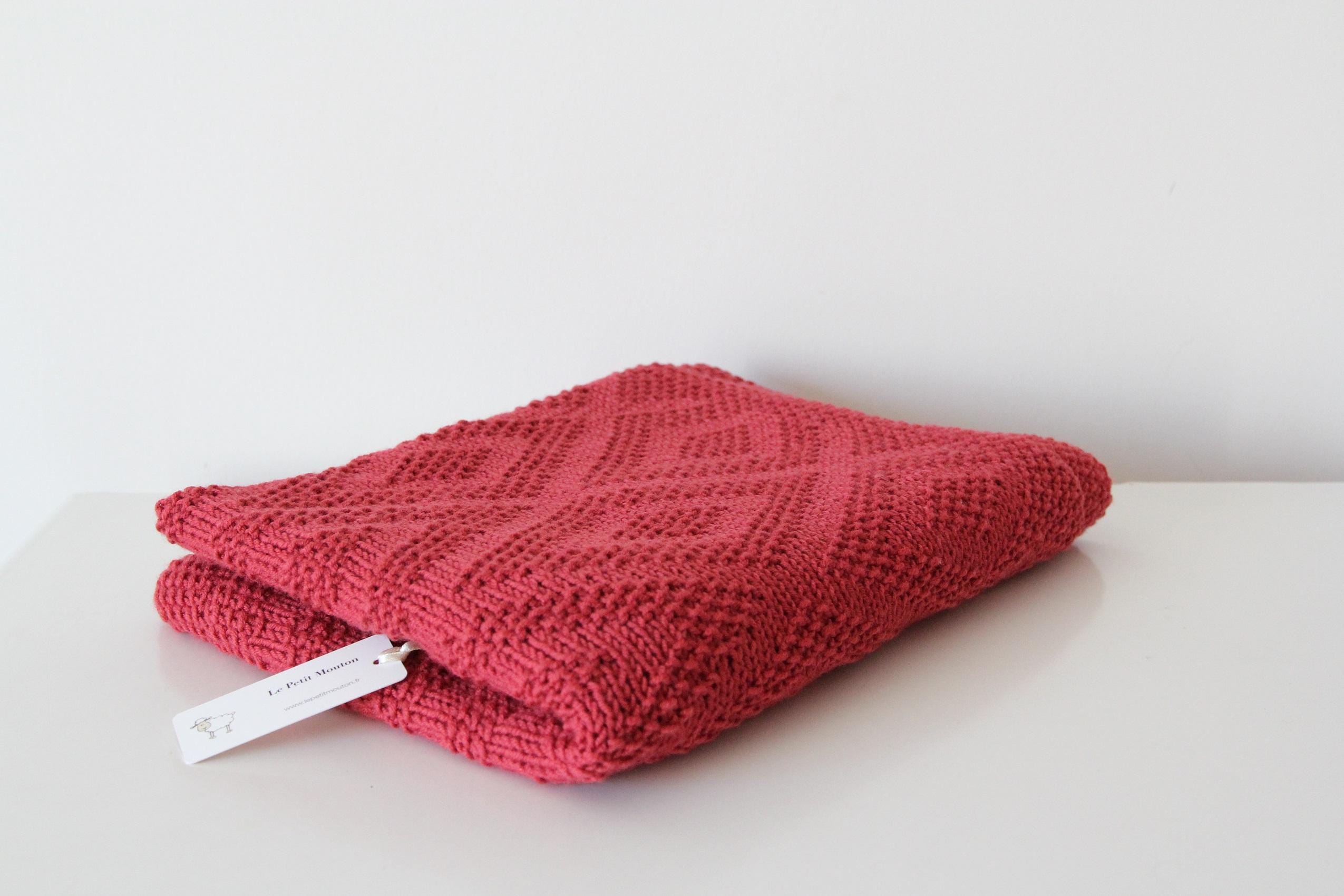 Knit Purl Baby Blanket Pattern -baby Blanket Knitting Pattern - PDF in ...