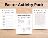 Easter Activity Pack - Printable Coloring and Activity Sheets for Kids - Easter Games and Party Pages
