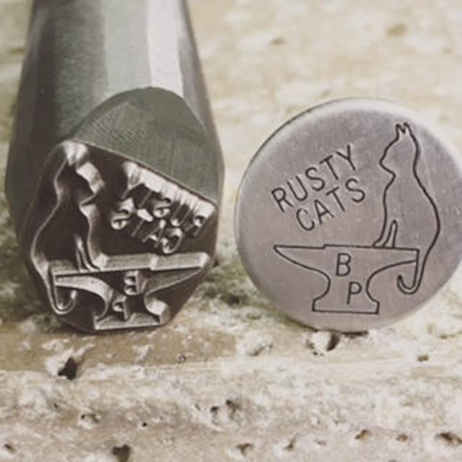 Custom Logo Jewelry Stamp Steel Metal Stamp Custom Design Etsy