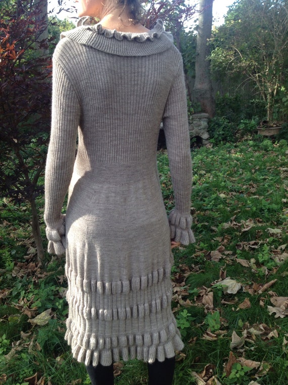 SALE Wool Knit Dress - image 4