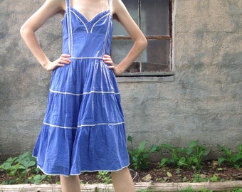 Swiss Dot Sun Dress