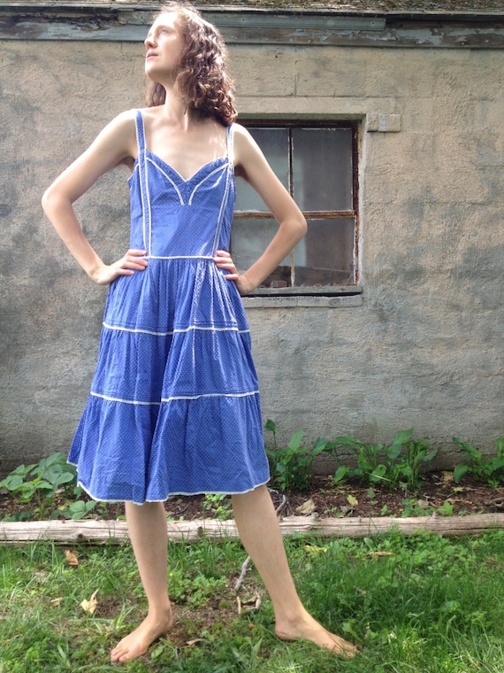 Swiss Dot Sun Dress