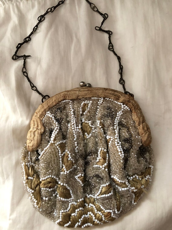 Vintage beaded evening bag - image 1