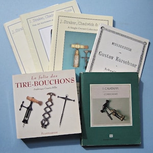 Six scarce vintage corkscrew publications