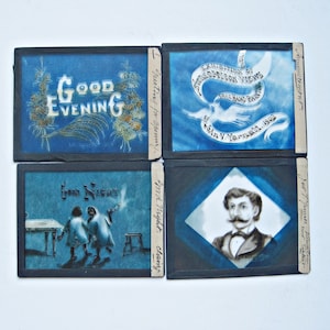 A Complete C1903 Hand-Painted Magic Lantern Slide Show