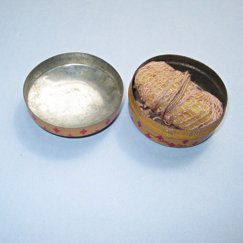 C1920 Contraceptive Sponge in Original Tin Etsy