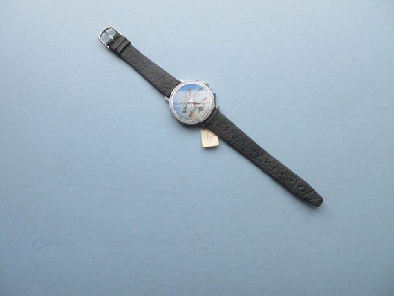 1970s Mechanical Soviet Space Program Wristwatch,… - image 4