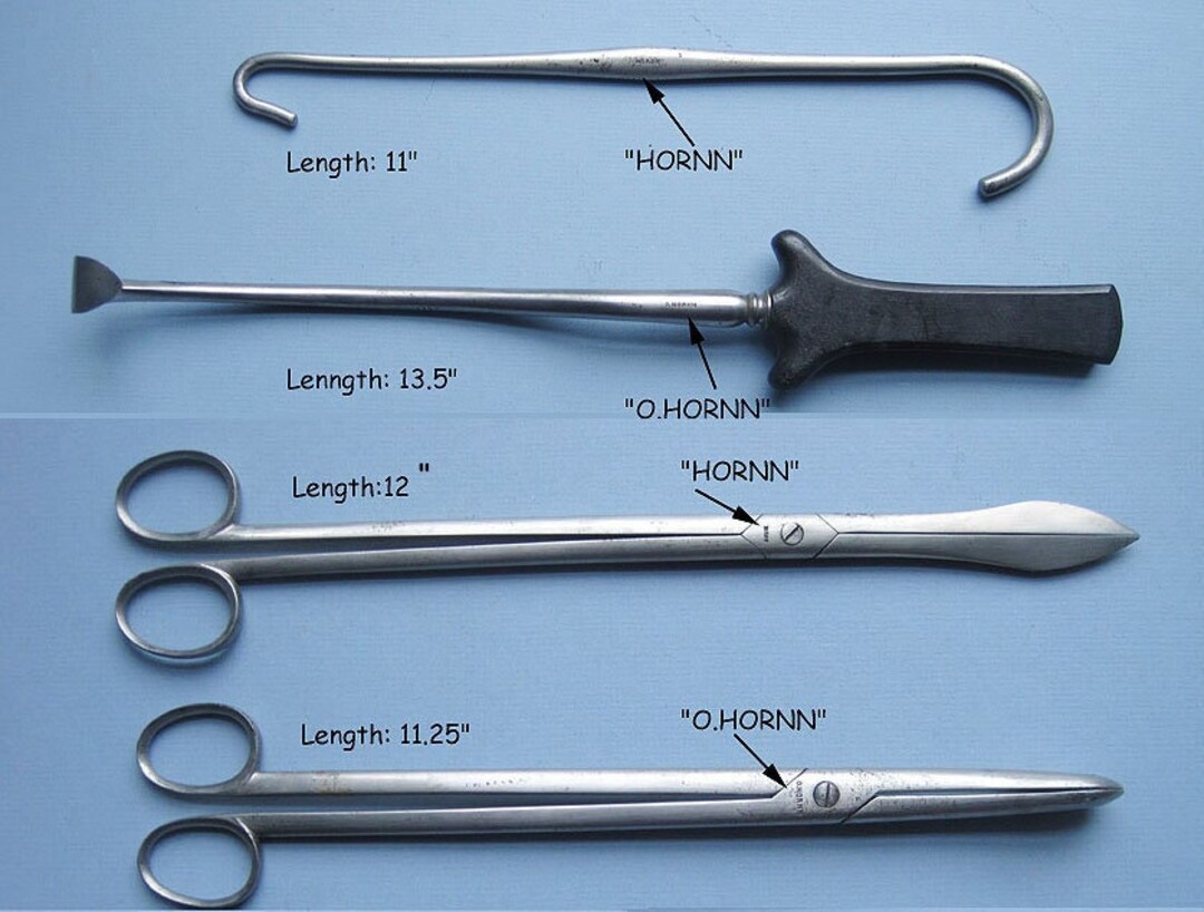 Medical: Four Obstetrical Instruments by Hornn, Leipzig, C1860 - Etsy