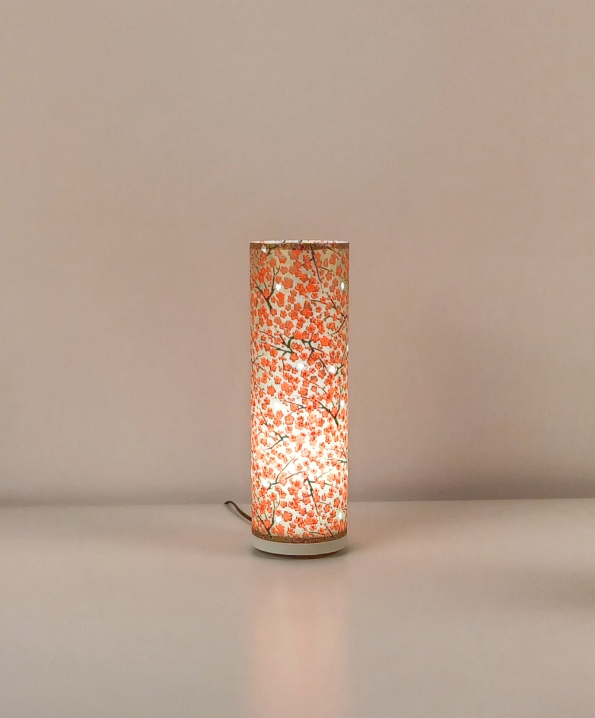 Accent Lamp/ cylinder Lamp / Small Japanese Cherry Blossom Flowers