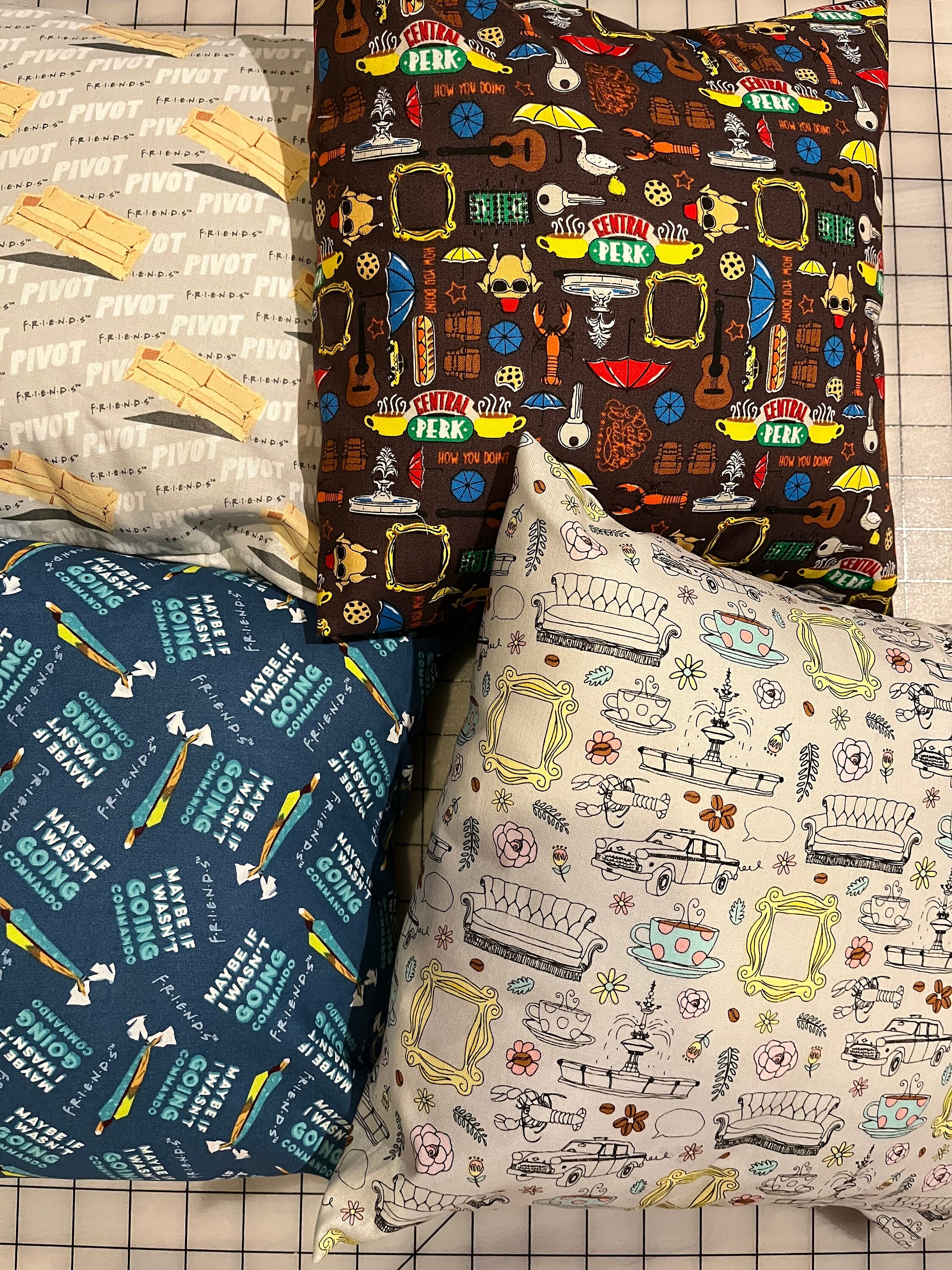 Central perk pillow hotsell