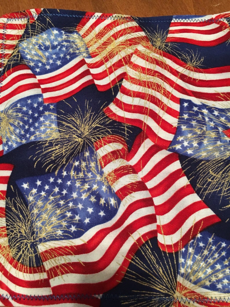 American Flag Handkerchief Pocket Square - Etsy