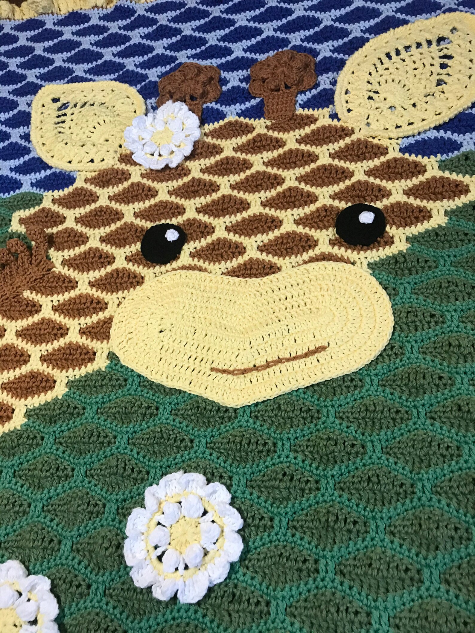 Giraffe baby blanket Etsy