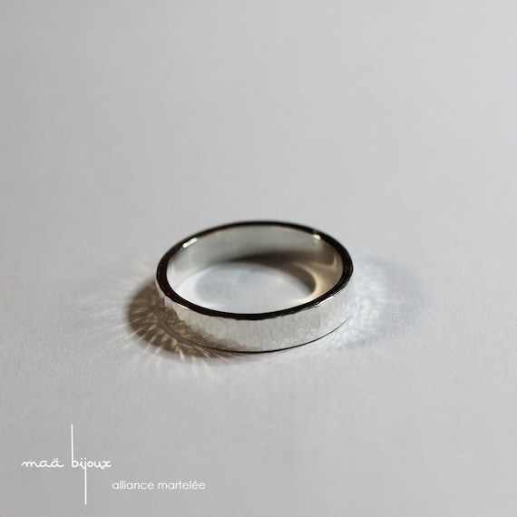 Bague En Argent Massif 925 – Jonc Simple TOSH – Taille 56 – Créateur, Ancienne
