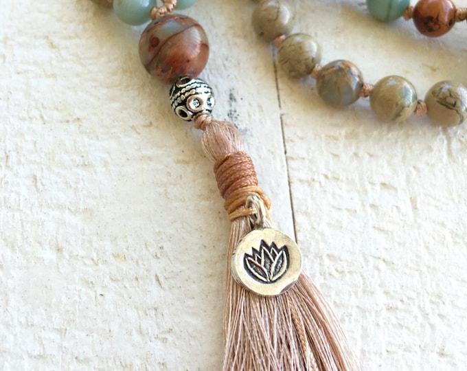 Lotus Charm For Mala Necklace, OM Charm, Add A Charm, Yin Yang Charm, Mala Bead Charms, Personalize Your Mala, Yoga Accessories