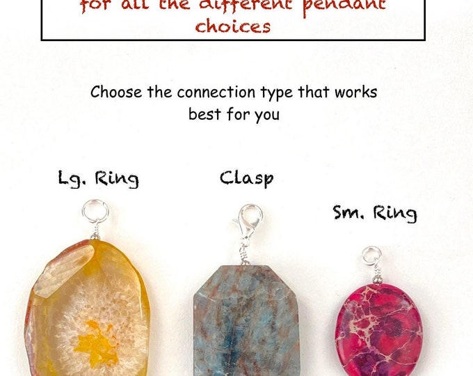 Stone Pendant For Mala Beads - DIY Mala Necklace - Stone Pendant For Crafting - Natural Healing - DIY Jewelry - Mala Bead Pendant