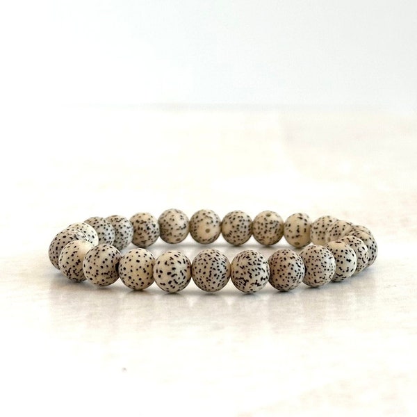 Lotus Seed Bracelet  -  Stretch Bracelet - Stacking Bracelet - Casual Festival Jewelry - Mala Bead Bracelet