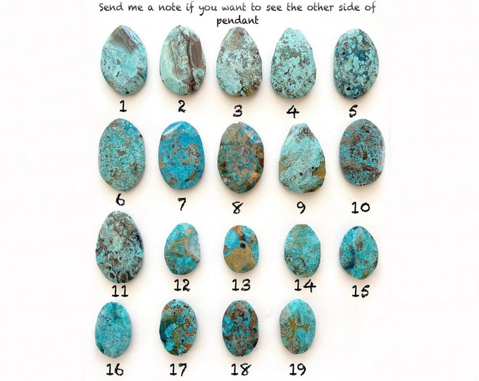 Ocean Jasper Pendant For Mala Beads - DIY Mala Necklace - Stone Pendant For Crafting - Natural Healing - DIY Jewelry - Mala Bead Pendant