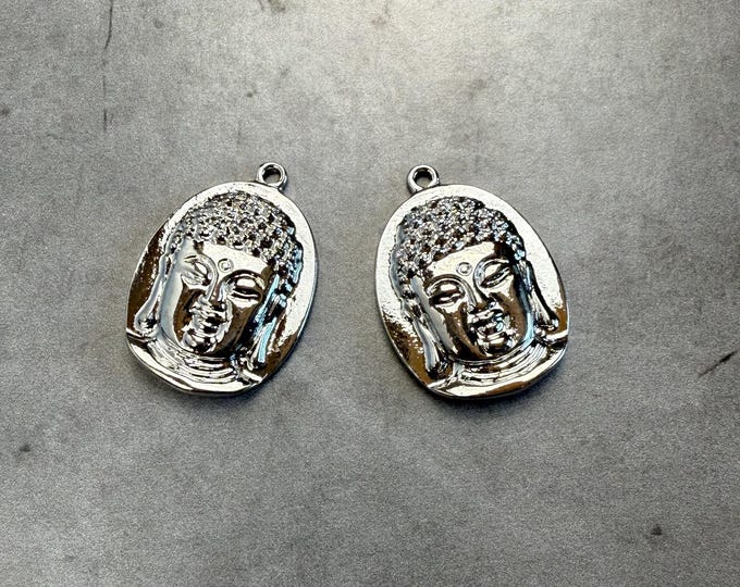 Buddha Charm, For Mala Beads or Necklace