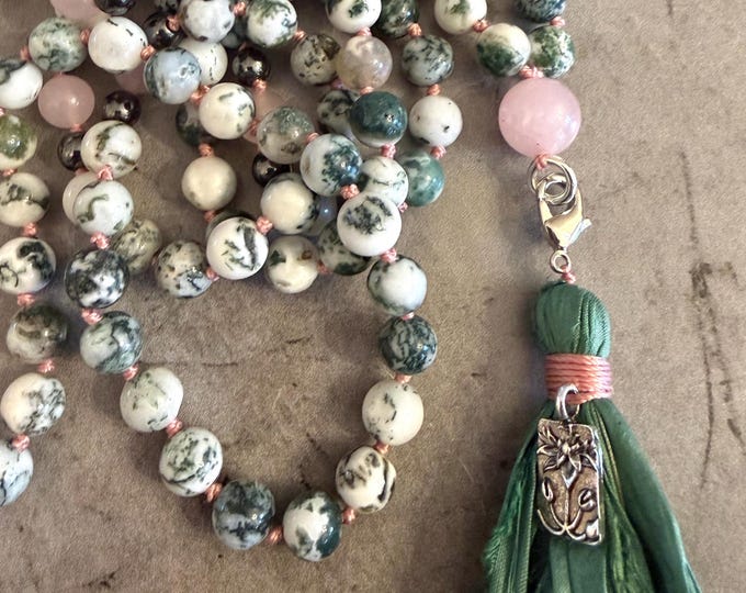 Removable Tassel Add-On for Mala Necklace, Interchangeable Tassel or Pendant Option - Customizable Mala Upgrade