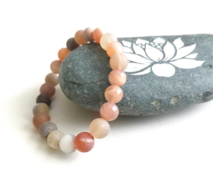 Druzy Agate Bracelet, Match Your Mala Beads, Yoga Jewelry, Mala Bracelet, Boho Chic Bracelet, Bohemian Jewelry