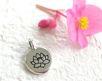 Lotusblommaberlock: Yoga Mala-pärlberlock, spirituell berlock