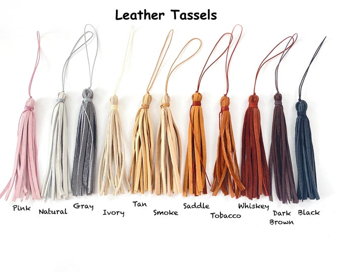 Leather Tassel For Your Mala Beads,  Add A Leather Tassel, Unique Mala Beads, Change The Tassel On A Mala