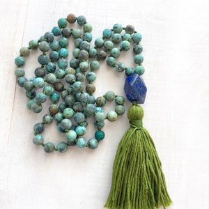 Cotton Tassel For Mala beads Add A Cotton Tassel Customize Your Mala Beads Tassel For Mala Wrap Bracelet Green