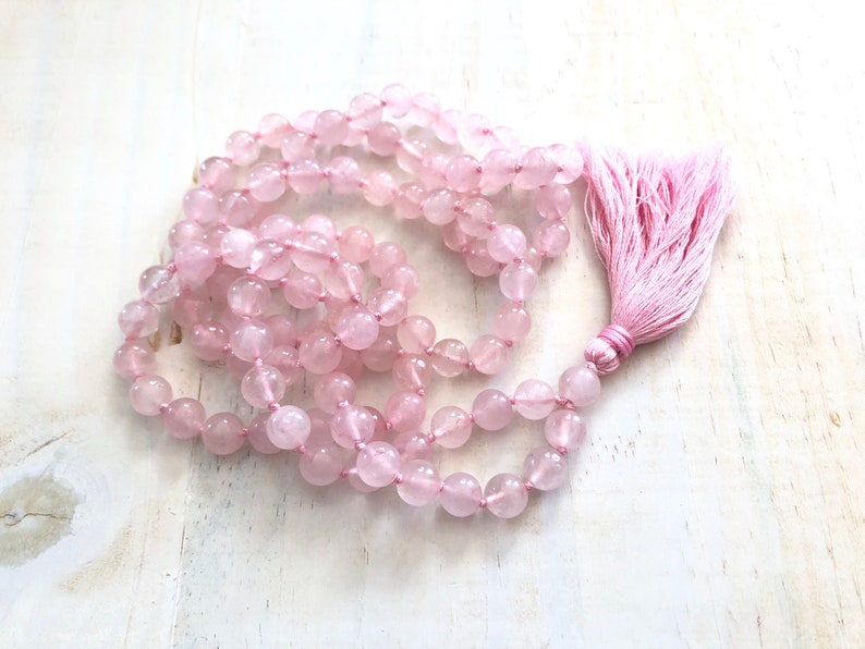 Cotton Tassel For Mala beads Add A Cotton Tassel Customize Your Mala Beads Tassel For Mala Wrap Bracelet Pink