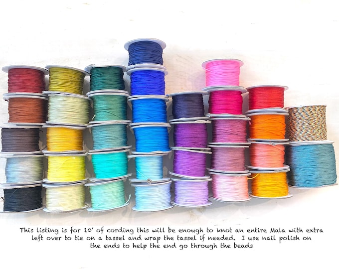 Customize Your Mala -  Mala Bead Cording - Knotting Cord For Mala - Mala Bead Making - DIY Mala Beads