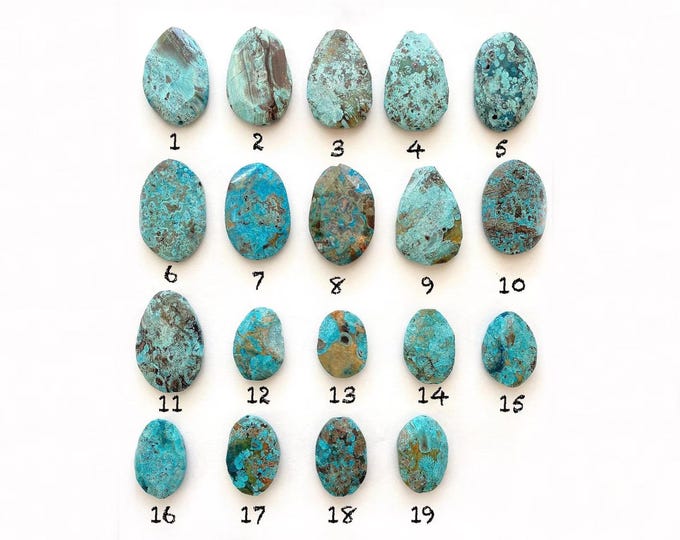 Ocean Jasper Pendant: Natural Stone for DIY Mala Necklace