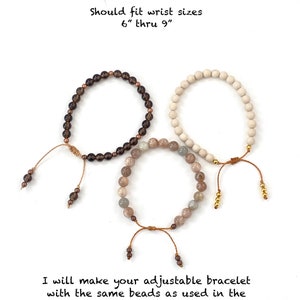 Sandalwood and Amazonite Mala Bracelet, Bracelet With Matching Mala Beads, Yoga Jewelry, Bohemian Style Jewelry, Festival Jewelry image 6
