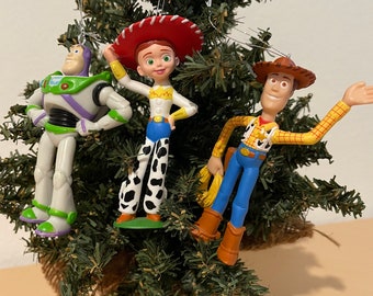 Disney Toy Story : Woody, Jessie and Buzz Toy Story Christmas Ornaments