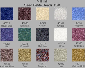 Mill Hill 15/0 Petite Seed Beads